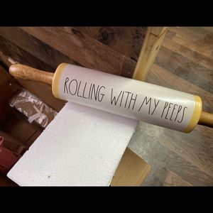 Rae Dunn Easter rolling pin